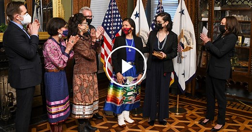 Deb Haaland Sworn In as Secretary of the Interior