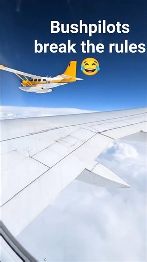 😂bush pilots break all the rules