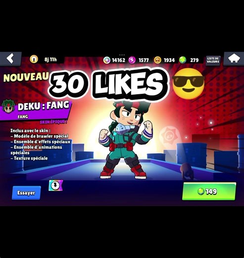 Cosmetic Mha - please like #brawlstars #myheroacademia
