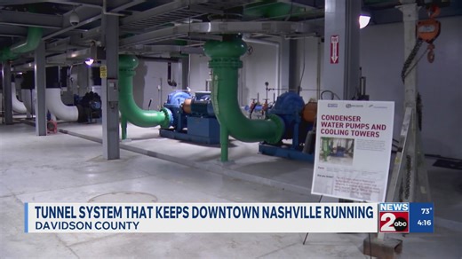 Tunnel system that keeps downtown Nashville running