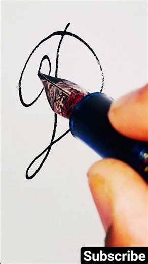 "D" #Calligraphy #Handwriting #Tutorial #Alphabet #Shorts #lettering #satisfying #fyp #reels