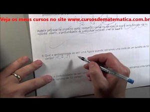 Estatística - probabilidade - exercícios resolvidos 7 ao 9