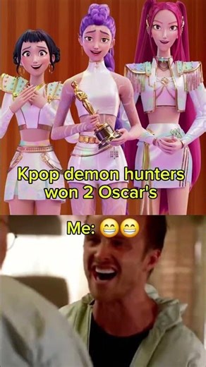 kpop demon hunter won 2 Oscar (Breaking bad meme) #breakingbadmeme #kpopdemonhunters #youtube