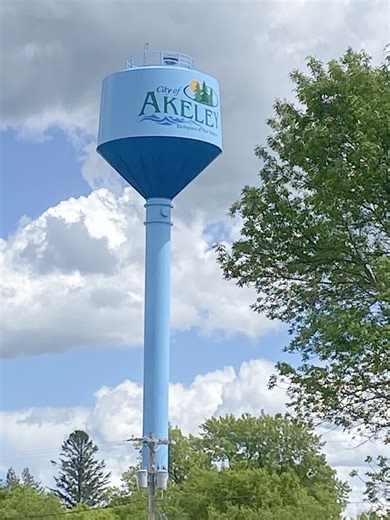 There’s a water leak ‘someplace’ in Akeley