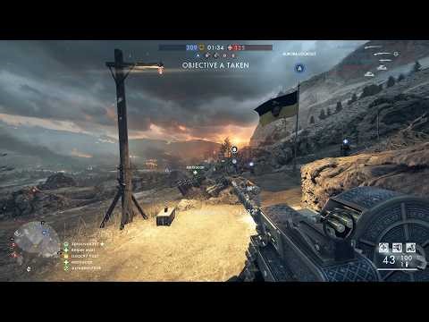 Battlefield 1: Conquest Assault gameplay (No Commentary)