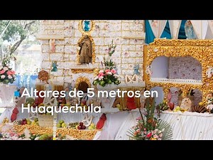 Huaquechula, Puebla: the monumental altars that honor the dead with love and tradition