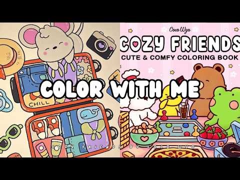 🎨✨ Relax & Color with Me | Digital Coloring on iPad | Cozy Friends by Coco Wyo 🎨✨