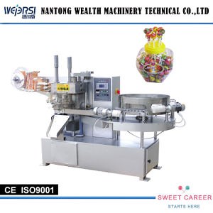 [Hot Item] Full-Automatic Spherical Lollipop Twist Packing Machine/High Efficient Ball Lollipop Wrapping Machine