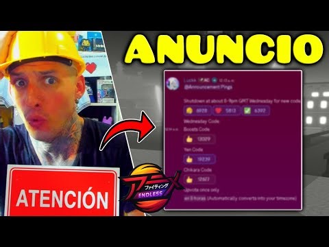 ⚠️IMPORTANT ANNOUNCEMENT IN ANIME FIGHTING SIMULATOR ENDLESS ROBLOX