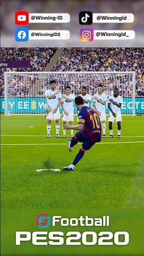 EFOOTBALL PES 2020 Lionel Messi Free Kick Goal #pes2020