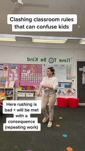 Clear Classroom Messaging for Kids: No Rushing Allowed