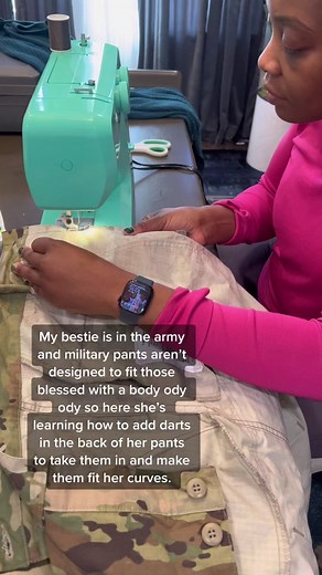 Empowering Sewing Journey: Altering Military Pants