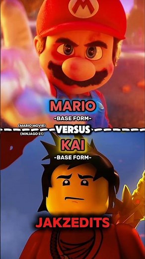 Mario vs Kai #edit #wis #nintendo #ninjago