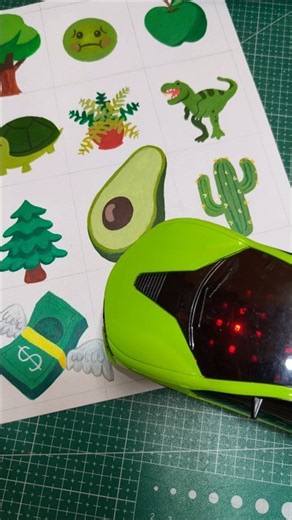 Lemon emoji painting in the green color series #art #painting #ownvoice