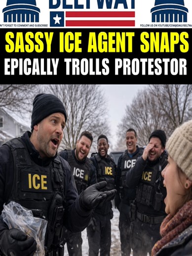 sassy ice agent flips the script on a protester who thought she was about to capture a viral takedown moment in Minneapolis and instead found herself on the wrong end of one simple question. During a targeted enforcement operation in freezing conditions, an activist stepped into frame and tried to shame a federal officer on camera. What happened next is why this clip is spreading everywhere. #fyp #breakingnews #minneapolis #news #funny