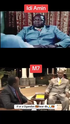 Iddi Amin and Museveni for interview | Man Matic, Sr.