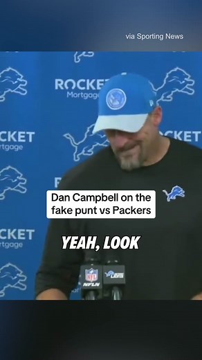 Dan Campbell Apologizes for Bad Call in NFL Football Game