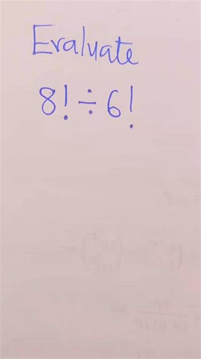 Factorial Tutorial #mathematics #challenge #math #reels #viralreelsfacebook | Dr V Maths