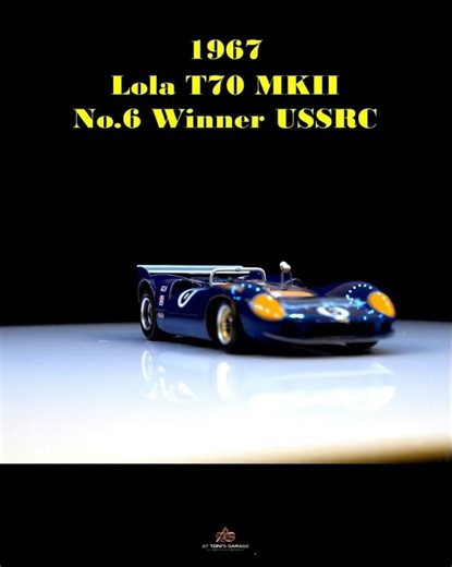 1967 USRRC Champion in 1/43 Scale! | Spark Lola T70 MkII #6 Showcase