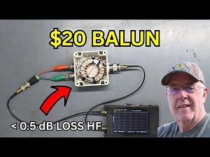 Build the BEST 1:1 Choke Balun for ZS6BKW (or ANY Dipole) – 6+1 Turns