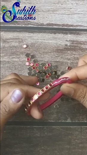 how to make kundan bangles | Silk thread bangle