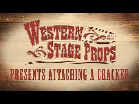 How to attach a cracker to a bullwhip or stock whip