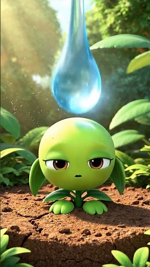 How Plants Absorb Water | Root to Leaf Energy Glow | 3D Educational Animation for Kids