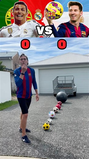 Messi VS Ronaldo Trickshot Challenge