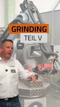 Schleifprozess in der Anwendung / Grinding in action by #cloos #grinding