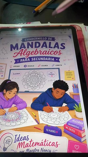 Mandalas algebraicos: ejercicios para practicar operaciones