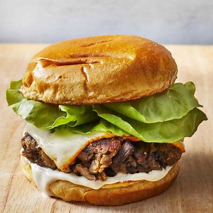 Mushroom Veggie Burger