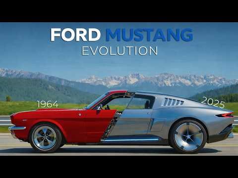 Ford Mustang Car Evolution 1964–2025 | The American Muscle Cars