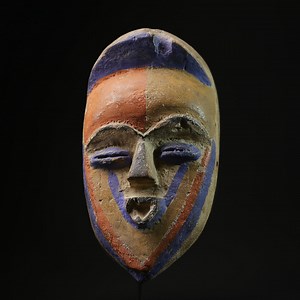 African Tribal Mask: Hand Carved Burkina Faso Wall Sculpture-g2090 - Etsy