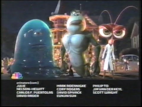 Monsters vs. Aliens Halloween Special NBC Bumpers/Commercials (10/28/2009)