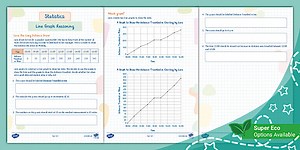 Statistics: Line Graph Reasoning (Ages 10 - 11)