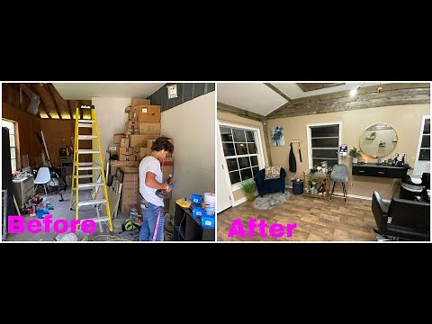 From Garage to Salon Conversion/Salon Tour