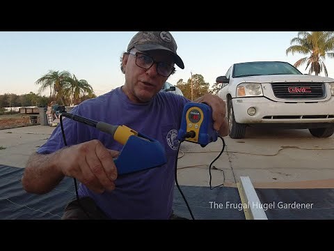 Best way to Cut DeWitt Woven Ground Cover Weed Barrier Landscape Fabric.