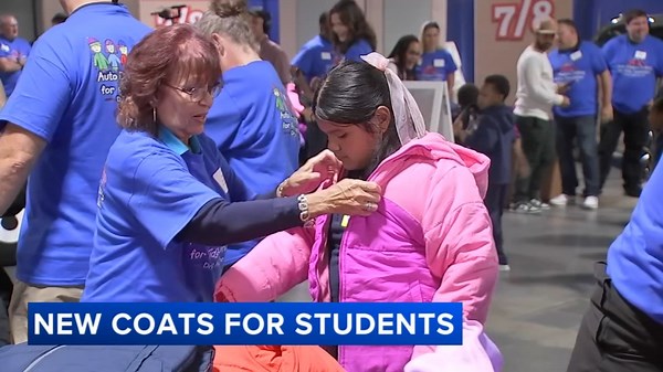 Auto Dealers Caring for Kids Foundation distributes thousands of coats to local children
