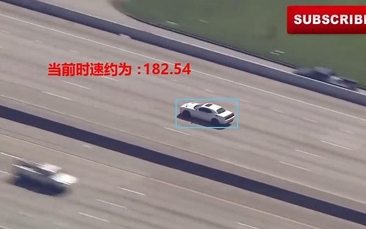 Python人工智能算法高速运动汽车识别，追踪和测速演示