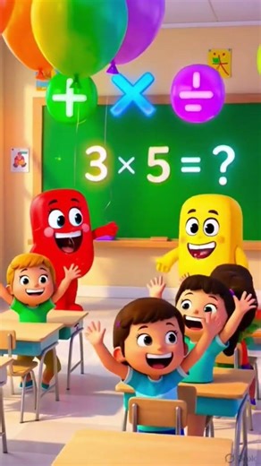 Can You Solve This? 3 × 5 = ? | Kids Math Challenge #shorts