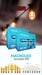 💡💡💡 Transforma tus noches y tu jardín con estas guirnaldas de macroled. - 5 y 10 metros - Interconectarles entre sí - Resistentes al agua - 10 y 20 conectores según la medida www.eba.com.ar #iluminacion #iluminacionled #led #diseño #lamparasled #deco #hogarydeco #guirnaldas #iluminacionexterior #hogarydecoracion | EBA - Eléctrica Buenos Aires - iluminación