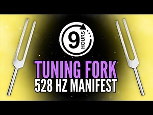 9 HOURS THIS Healing Frequency is for Miracles 🟡 528 Hz Tuning Fork (Delta Waves)