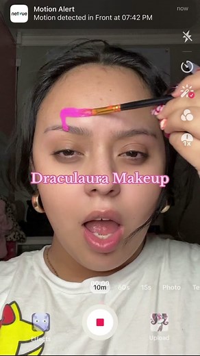 Draculaura Makeup💗 i loved it😫 💗🖤 #draculaura #draculauracosplay #draculauramakeup #monsterhigh #fypシ #makeup #cosplay #bodypaint #transition #grwm #storytime #getreadywithme