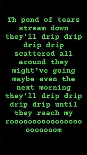 Sinking town English lyrics
