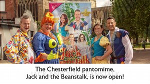 Don't miss amazing costumes, singing, dancing, sets, performances, plus so much more at the Jack and the Beanstalk pantomime, running until 5th January! #ChristmasinChesterfield #Chesterfieldevents #lovechesterfield Find out more here - https://www.chesterfield.co.uk/events/chesterfield-pantomime/ | Chesterfield
