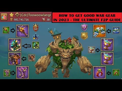 Lords Mobile - How to get good WAR gear in 2024 - The ultimate F2P guide
