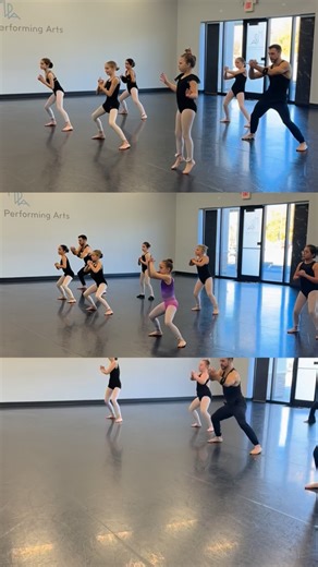 Jacob Frazier guest artist combo with our Junior/Intermediate group (ages 8-12) 🧡 @jacobfrazierlmsw #dance #mpa #guestartist #guestartistclass #contemporary | Midwest Performing Arts