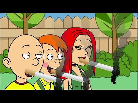 Caillou Smokes Cigarettes