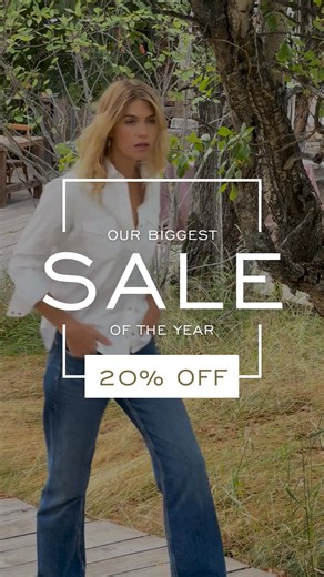 Our most anticipated event of the year is here: 20% off sitewide (excluding sale items). Shop our Signature shirts, refined dresses, and luxe PJs, each crafted for comfort and effortless sophistication. Secure your favorites while they’re still available. | Sarah Alexandra