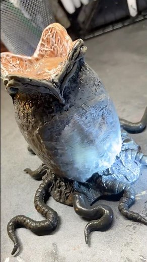 Custom Neca Alien egg (1979), visible facehugger through egg, #alien1979 #neca #hrgiger #facehugger